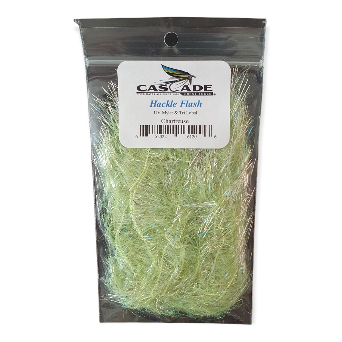 Hackle Flash Cascade Colores - Chartreuse
