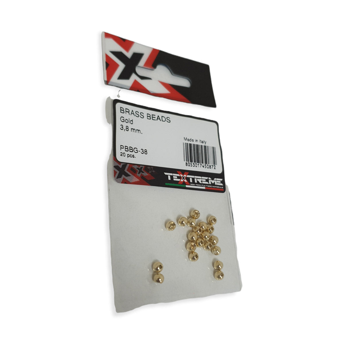 Brass Beads Gold TEXTREME medidas