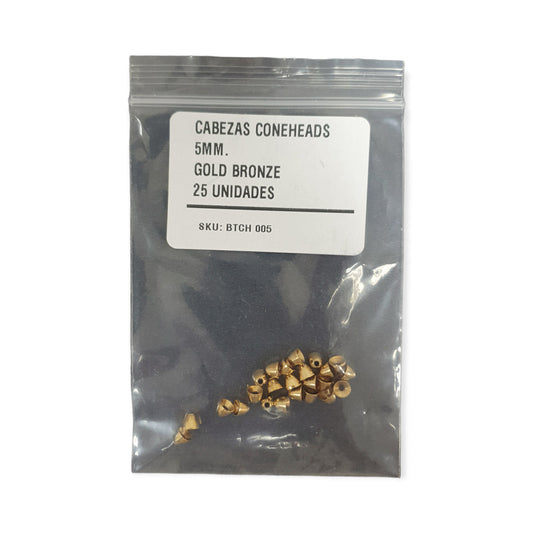 Gold Conehead GFO 5mm