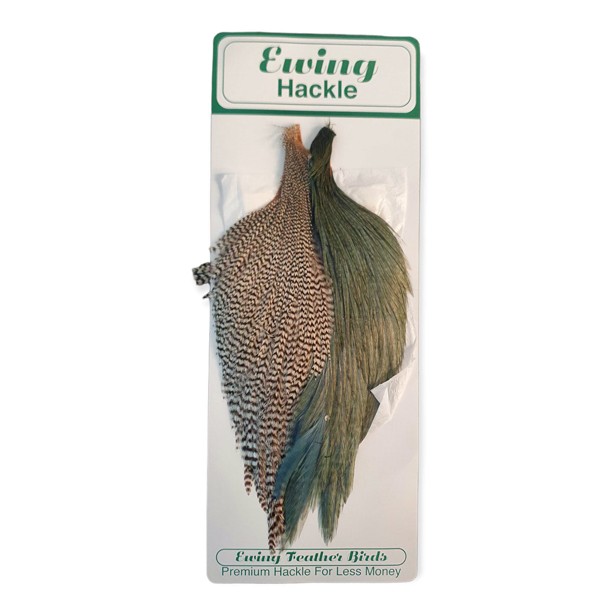 Cuello Plumas Ewin Hackle full split capes #1 gris/grizzly
