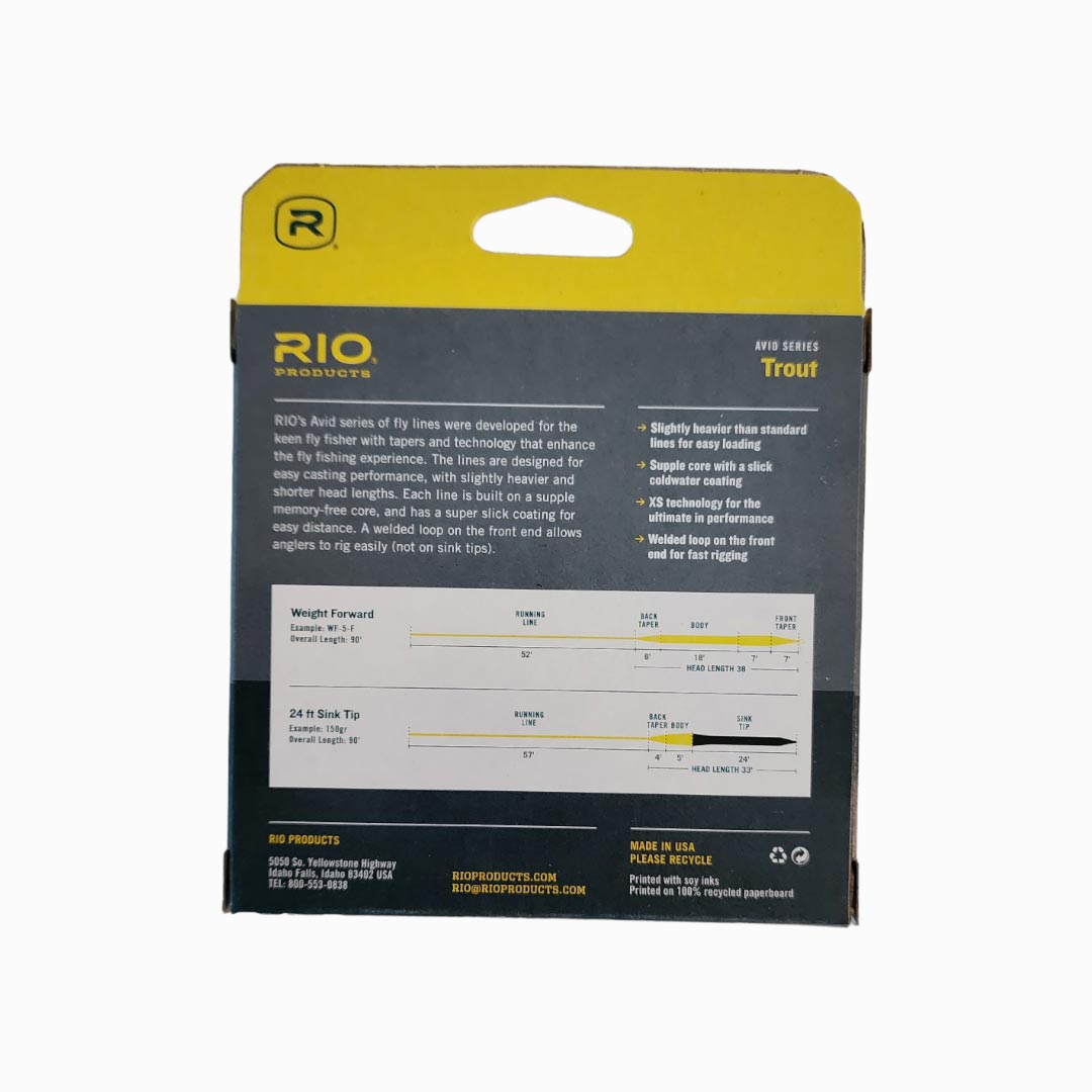 LINEA RIO AVID 24FT – SINKING TIP 300gr