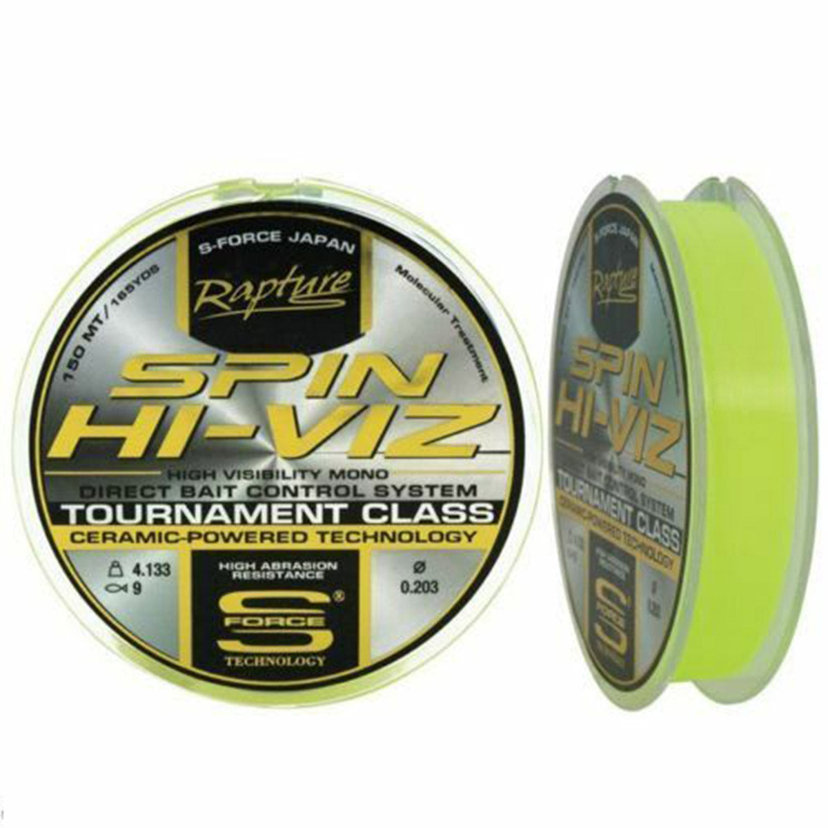 Linea Madre Rapture SPIN HI-VIZ bobina 150 mts